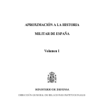 APROXIMACIÓN A LA HISTORIA MILITAR DE ESPAÑA Volumen 1