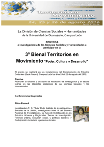 3a. Bienal Territorios en Movimiento