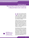 EDITORIAL Registros Hospitalarios y Registros de Cáncer