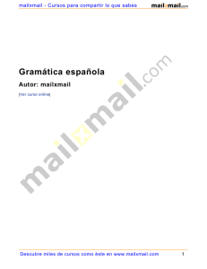 Gramática española