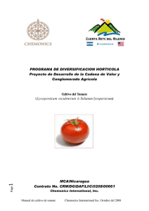 Manual del Cultivo del Tomate
