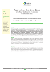 Repercusiones de la Unión Ibérica en el sur de Brasil: el caso de