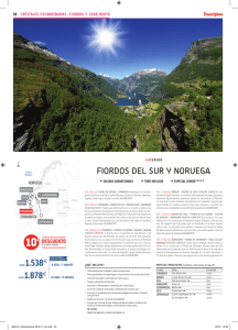 fiordos del sur y noruega