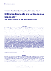 El Endeudamiento de la Economía Española