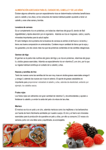 ALIMENTACIÓN ADECUADA PARA EL CUIDADO DEL
