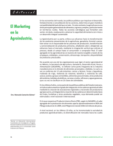 El Marketing en la Agroindustria.