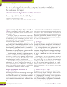 La era del diagnóstico molecular para las