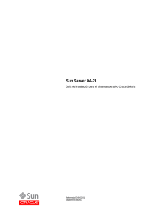 Sun Server X4-2L - Guía de instalación para el sistema operativo