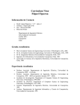 Currículum Vitae Miguel Figueroa