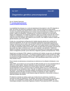 Diagnóstico genético preconcepcional