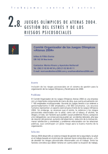 2.8. juegos ol&iacute;mpicos de atenas 2004. gesti&oacute;n del estr&eacute;s y de