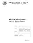 manual de procedimientos servicio médico forense