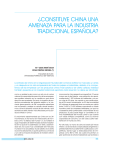 Constituye China una amenaza para la Industria Tradicional