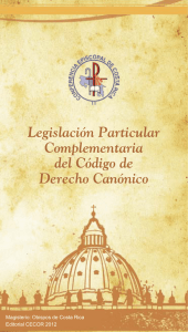 (2013-03-19) Legislación Particular Complementaria del Código de