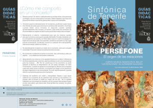 Perséfone - Orquesta Sinfónica de Tenerife