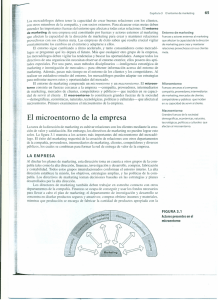 El microentorno de la empresa