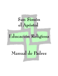San Simón el Apóstol Educación Religiosa Manual de Padres