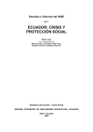 ECUADOR: LA CRISIS ECONÓMICA Y LA PROTECCIÓN SOCIAL