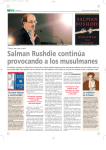 Salman Rushdie continúa provocando a los musulmanes