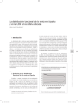 La distribución funcional de la renta en España y en la
