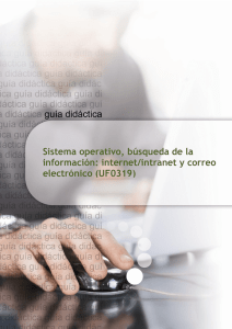 Sistema operativo, búsqueda de la información: internet/intranet y