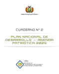 Plan nacional de desarrollo - agenda Patriótica 2025