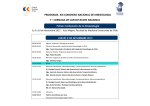 Programa XIX Congreso Nacional de Kinesiología 2012