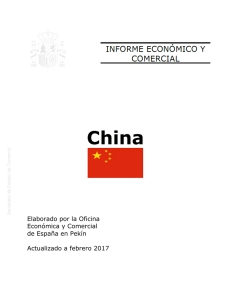 Informe económico-comercial sobre China