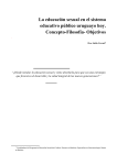 La educación sexual en el sistema educativo público