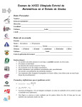 Examen de la XVIII Olimpiada Estatal de