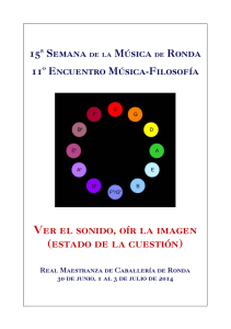 15ª Semana de la Música de Ronda
