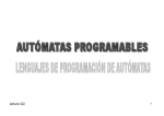 Tema3-Lenguajes de programación Autómatas - ISA-UMH