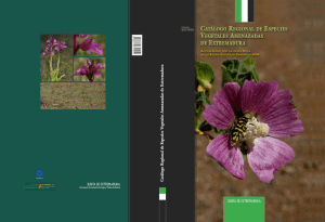 catálogo regional de especies vegetales
