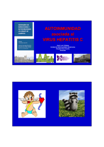Autoinmunidad asociada al virus de la hepatitis C José Luis