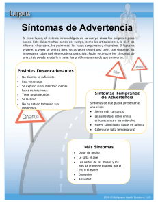 Lupus - Síntomas de Advertencia