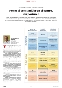 Poner al consumidor en el centro, sin postureo