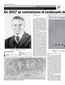 En 2017 se conmemora el centenario del nacimiento de Albert L