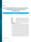 infecci&oacute;n respiratoria aguda en ni&ntilde;os. un problema de salud p&uacute;blica