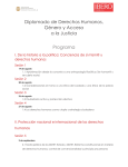 Diplomado de Derechos Humanos, Género y Acceso a la