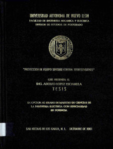 Protección de equipo sensible contra sobretensiones