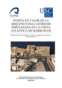 Puesta en valor de la arquitectura castrense portuguesa en la costa