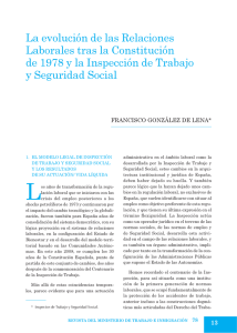 La evolución de las Relaciones Laborales tras la Constitución de