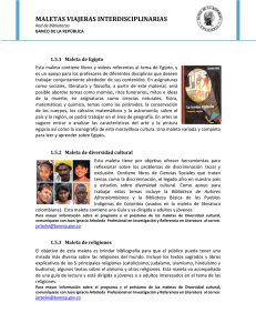 Maletas interdisciplinarias - Actividad Cultural del Banco de la