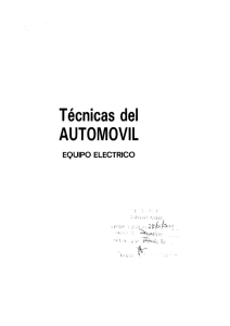 Técnicas del AUTOMOVIL EQUIPO ELECTRICO