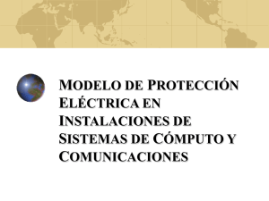 Modelo de protección eléctrica en instalaciones de sistemas de