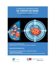 iii simposio internacional de cáncer de mama