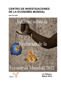Informe sobre la Evolución de la Economía Mundial 2012