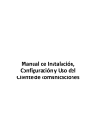Manual de Instalación del Cliente de Comunicaciones.