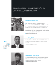 prioridades de la investigación en comunicación en méxico