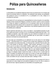 Póliza para Quinceañeras Introducción